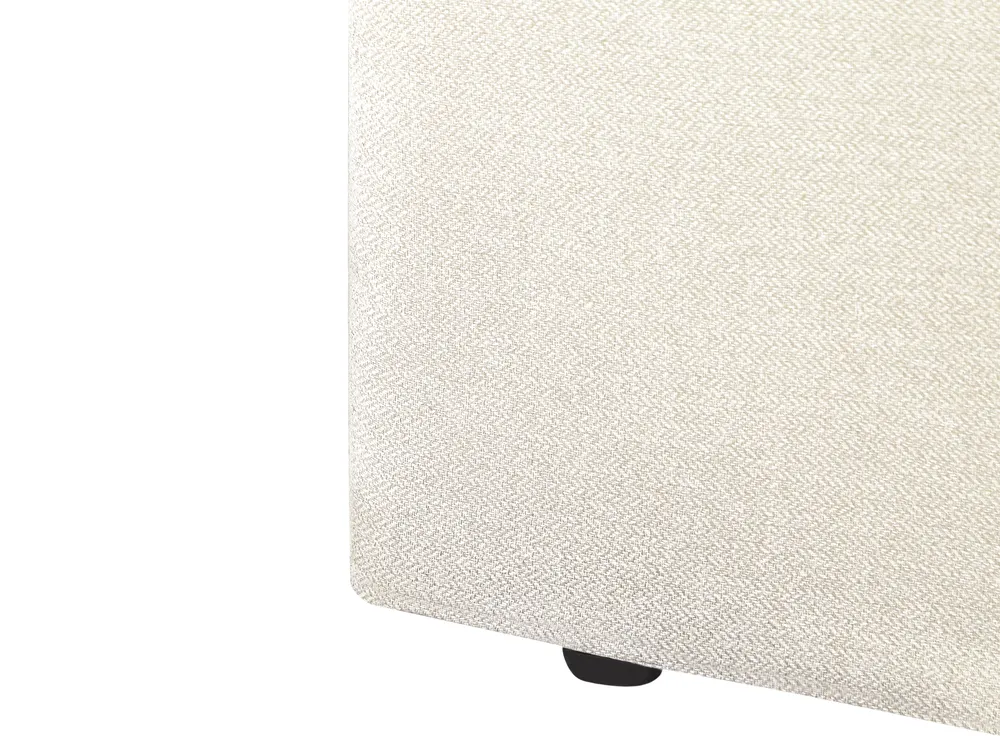 Ottoman Bed VION Fabric Light Beige 160 x 200 cm (EU King Size)_901851