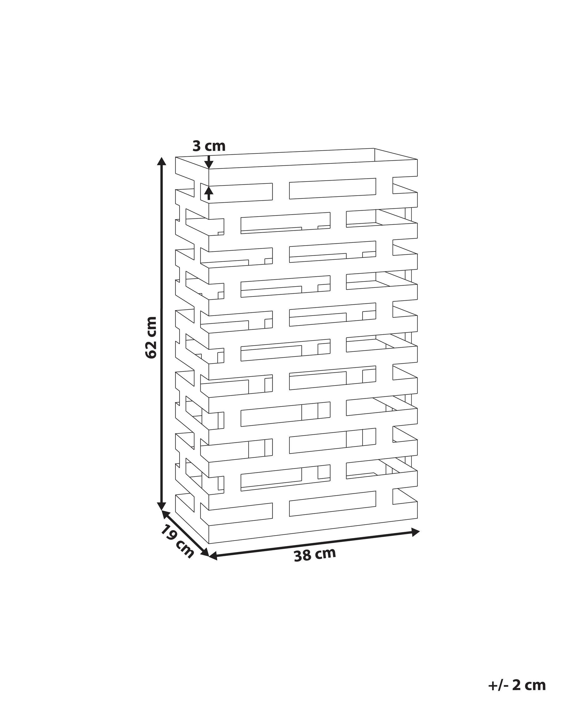 Stojak na parasole KAMSAR Metal Czarny_992498