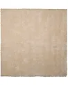 Shaggy Rug DEMRE Beige 200 x 200 cm