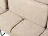 Right Hand Fabric Corner Sofa Beige SERSAN_929131