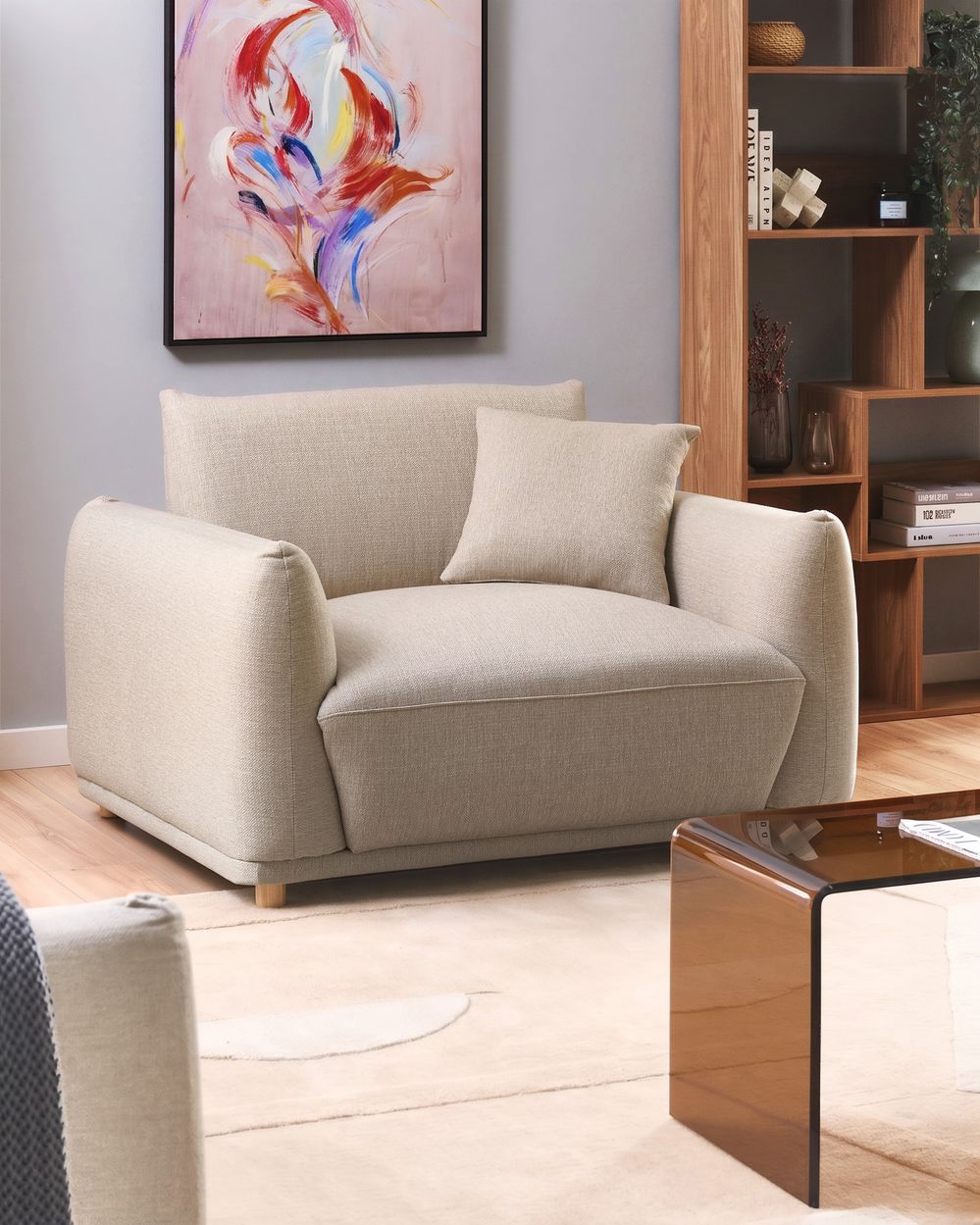 Sessel JUBEK Stoff Beige