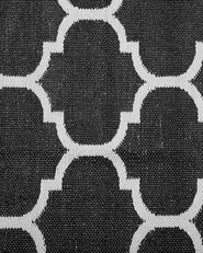 Outdoor Rug ALADANA Black/ White 140 x 200 cm Reversible_733712