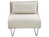 Fabric Sofa Bed Light Beige VESTFOLD_930320