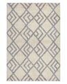 Vloerkleed katoen beige/grijs 140 x 200 cm NEVSEHIR_839403