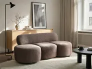 Sofa 3 Seater BLAVAND Boucle Taupe_1061446