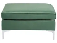 Modular Corner Sofa 4 Seater EVJA with Ottoman Velvet Green Right Hand_789614