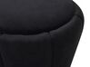 Velvet Pouffe Black IRVING_766805