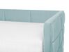 Sametová rozkládací postel 90 x 200 cm mátová zelená CHAVONNE_870800