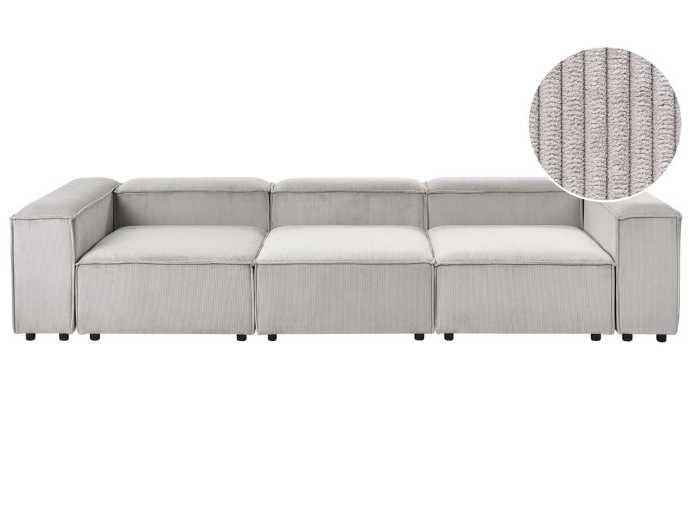 Modular Sofa 3 Seater ARDAL Corduroy Taupe