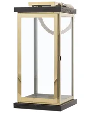 Lampion BORNEO 41 cm Metal Mosiężny_722946
