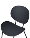 Sada 2 jídelních židlí černé SHONTO_861824