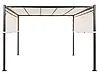 Pawilon ogrodowy LED PARGA 310 cm x 310 cm Metal Beżowy