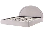 Ottoman Bed MOUZON Chenille Taupe 180 x 200 cm (EU Super King)_1019549