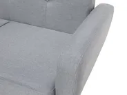 Sofa Bed 3 Seater FLORLI Fabric Light Grey_704165