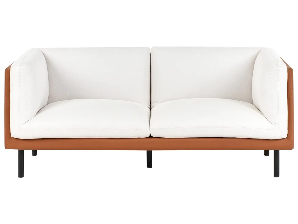 Sofa dla 2 osób VORGOD Złamana biel