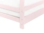 Kids Bed House Pine Wood APPY 90 x 200 cm (EU Single) Pastel Pink_913277
