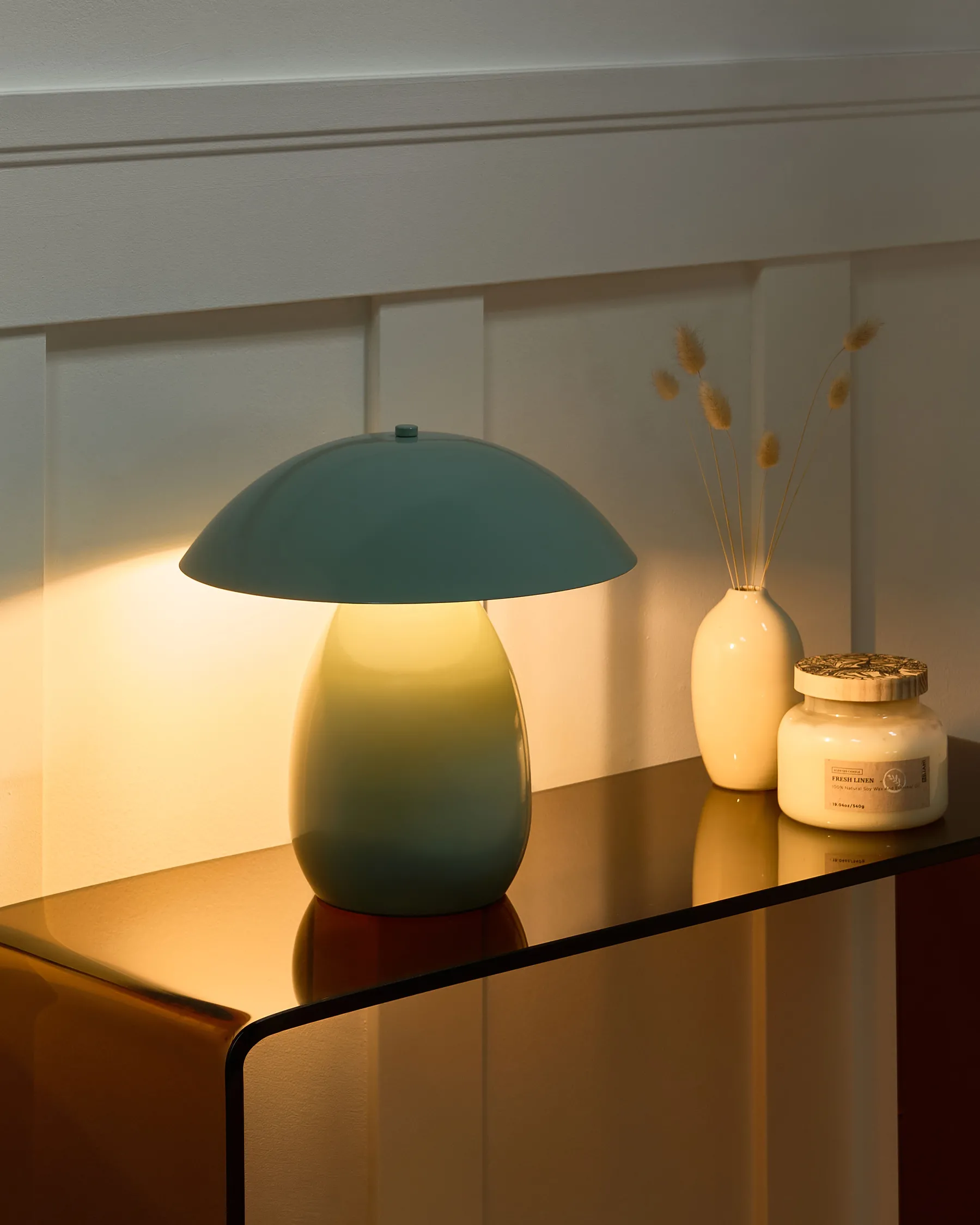 Lampada da tavolo SIGI Metallo Verde chiaro_1063588