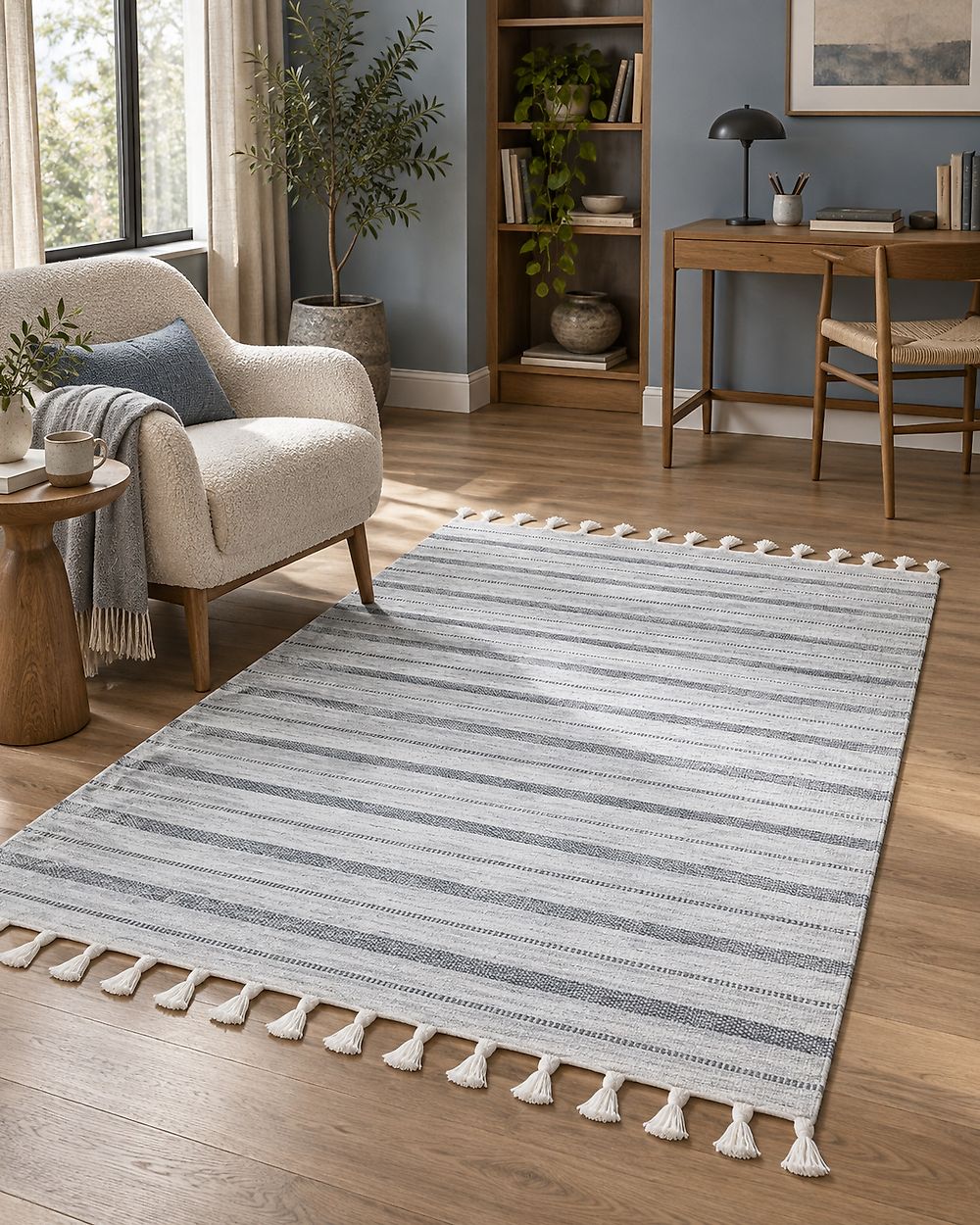 Rug BADEMLI Off-White 140 x 200 cm