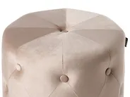 Bézs bársonypuff ⌀ 40 cm CARROLLTON_995940