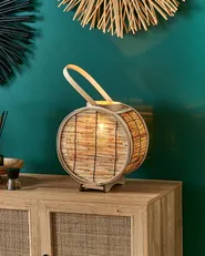 Lanterna BISTAL 30 cm Rattan Naturale_1080500