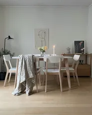 Set di 2 sedie da pranzo SANTOS Bianco_832698