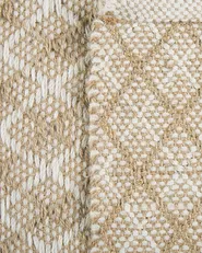 Rug AKBEZ Light Beige 50 x 80 cm Jute_791012