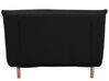 Banquette convertible 1 place en tissu noir SETTEN_699472