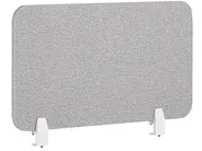 Desk Screen WALLY 80 x 40 cm Light Grey_800921