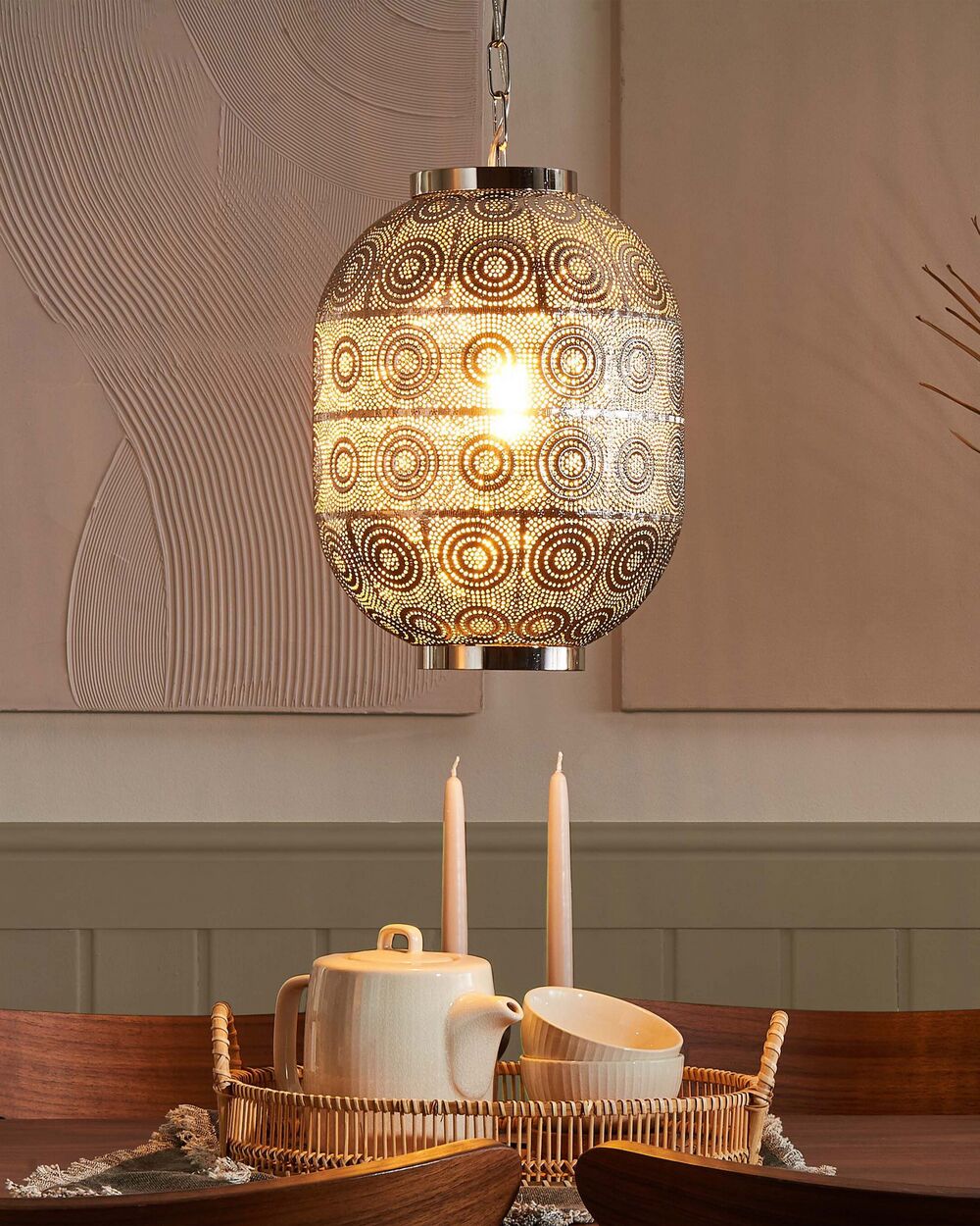 Moroccan pendant light silver shop
