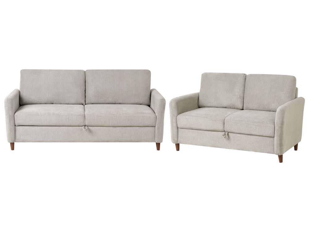 Set de living cu 5 locuri MARE Gri