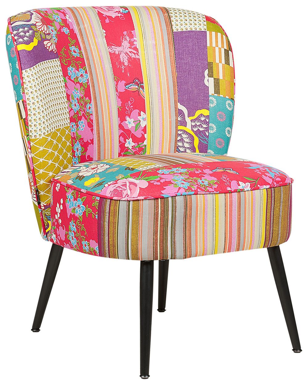 Armchair VOSS Fabric Multicolour Beliani.cz