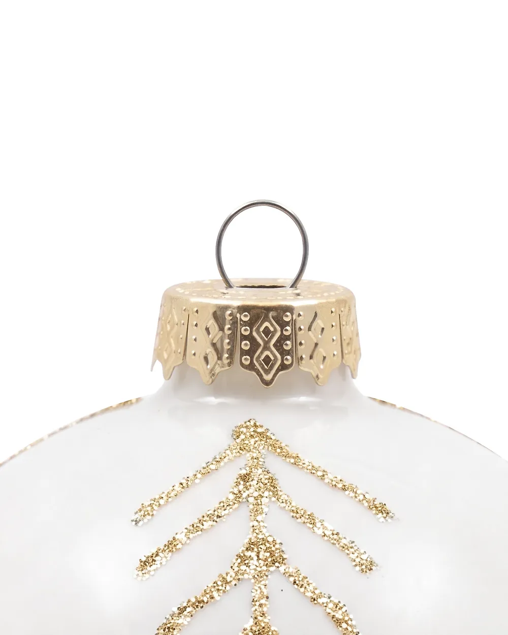 Conjunto de 21 bolas de Navidad FROSTGLOW Vidrio Blanco_1192253