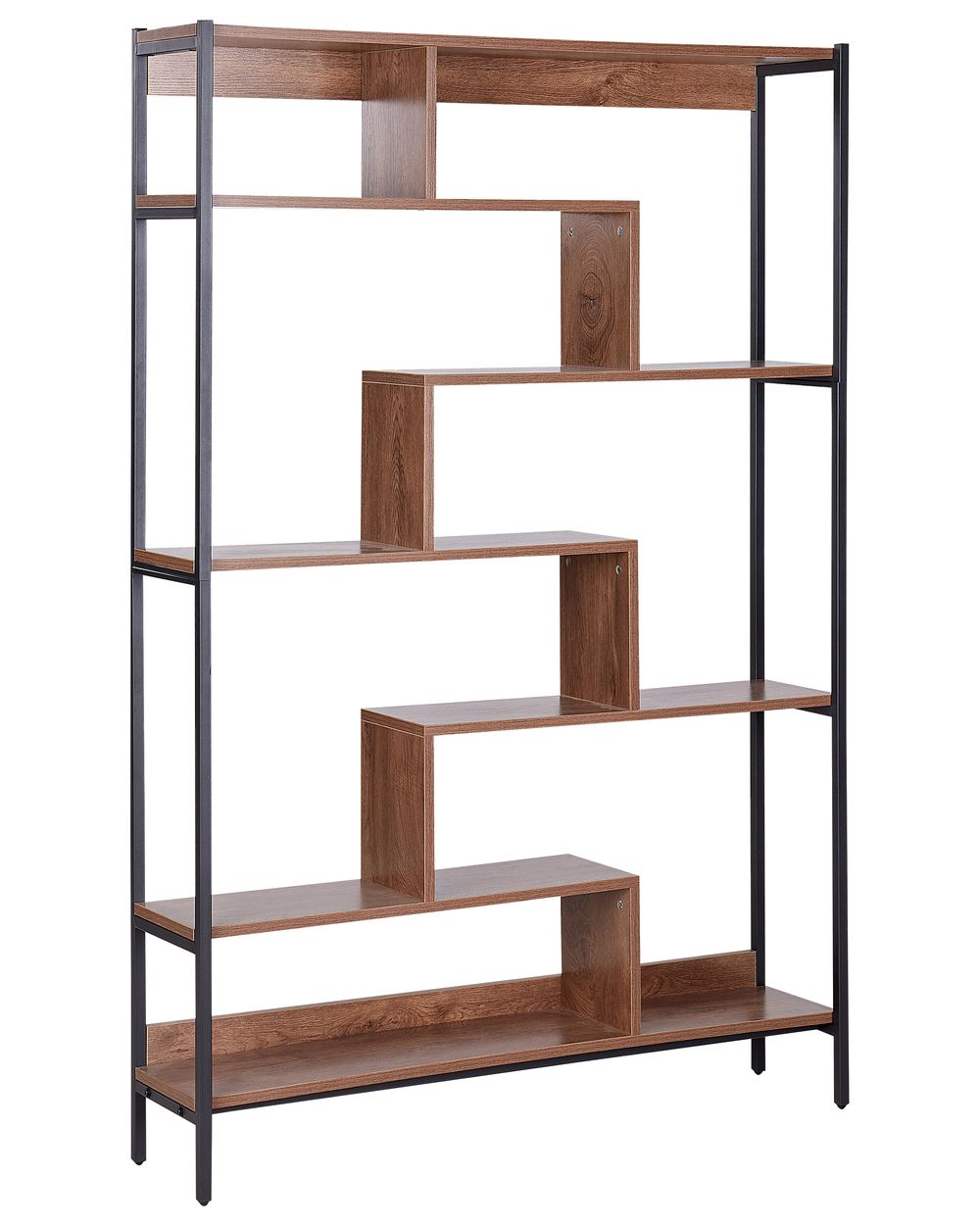 Estante com 6 prateleiras DAVEN 180 cm Castanho