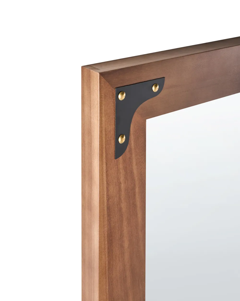 Lustro ścienne BLOSVILLE 58 cm 164 cm Drewno jodłowe Brązowy_997697