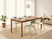 Dining Table FONDIS Dark Oak 180 cm 90 cm_1010780