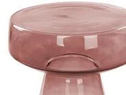 Set di 2 tavolini LAGUNA/CALDERA Vetro Rosso_883297