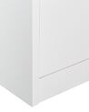 2 Door Metal Storage Cabinet White FELDSPAR_929647