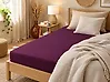 Cotton Fitted Sheet Burgundy JANBU Various Sizes