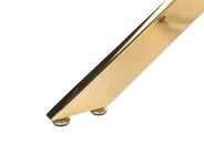 Dining Table MARAMO Gold 120 cm 70 cm Tempered Glass_875470