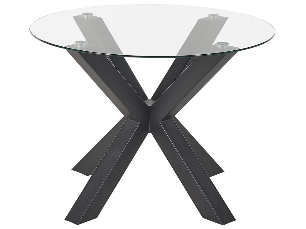 Esstisch OTIUM Schwarz 100 cm 100 cm
