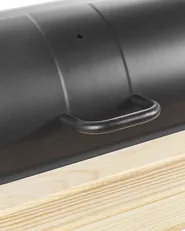 Barbecue a carbonella SATAH con affumicatore Metallo Nero_822696