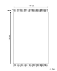 Tappeto MALHIA Azzurro 160 x 230 cm_846638