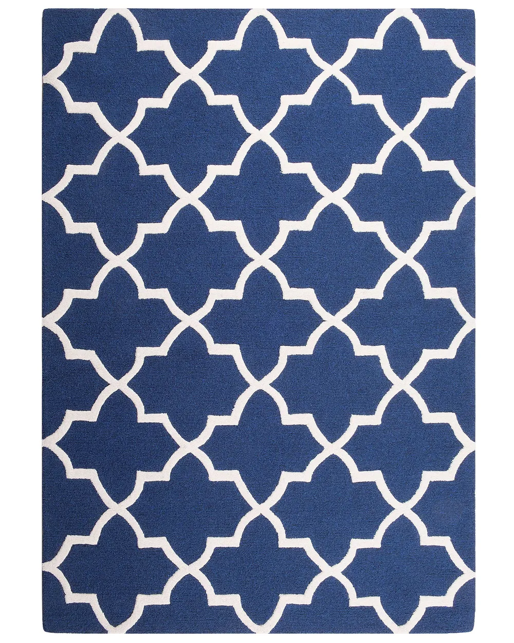 Tapis design bleu en laine et viscose par Joseph Lebon - Inspiration Luxe