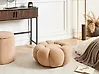 Pouffe BEAUFORT Boucle Light Brown