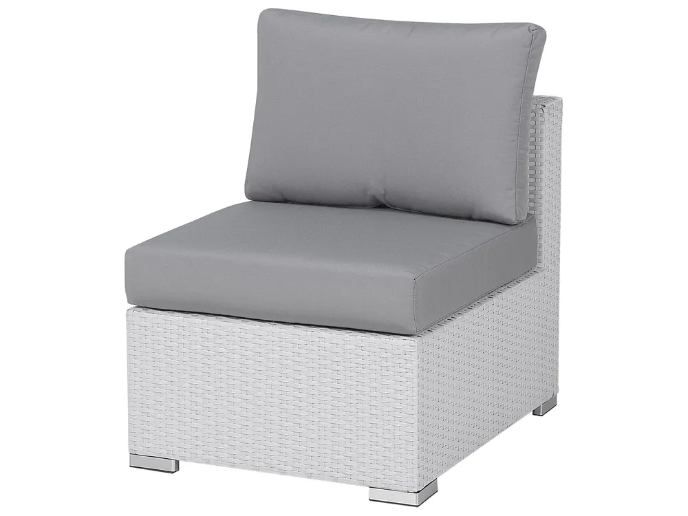 Garden Lounge Set with Table 8 Seater XXL Modular PE Rattan White Right Hand_705597