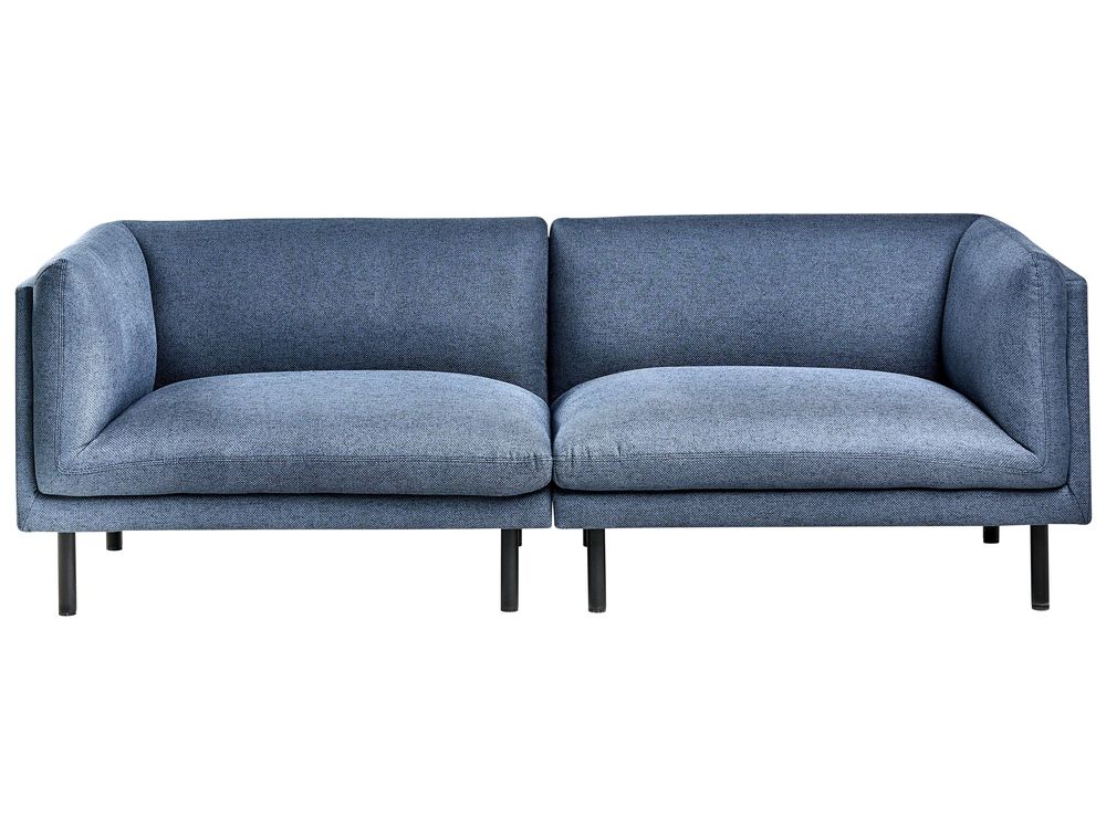 Sofa dla 3 osób VORGOD Ciemnoniebieski