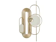 Decorazione da parete VESDUM 92 cm Oro_1182932