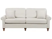 Living Room Set 5 Seater GINNERUP Fabric Light Beige_894775