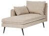 Chaiselong Højrevendt Beige YERRES_926212