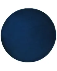 Tappeto GESI II Blu marino ø 140 cm Viscosa_793595